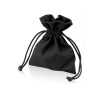 Мешочек подарочный, лен, малый, черный