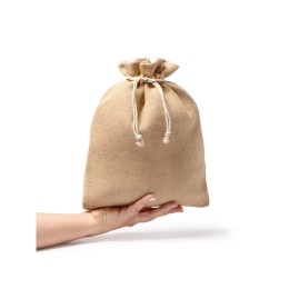 Мешочек PARMA из натурального джута, бежевый