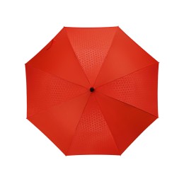 Зонт-трость полуавтомат Wetty с проявляющимся рисунком, красный