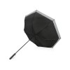 Зонт-трость "Reflect" полуавтомат, в чехле, черный (Р)