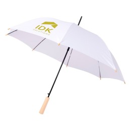 23-дюймовый автоматический зонт Alina из переработанного ПЭТ-пластика, белый