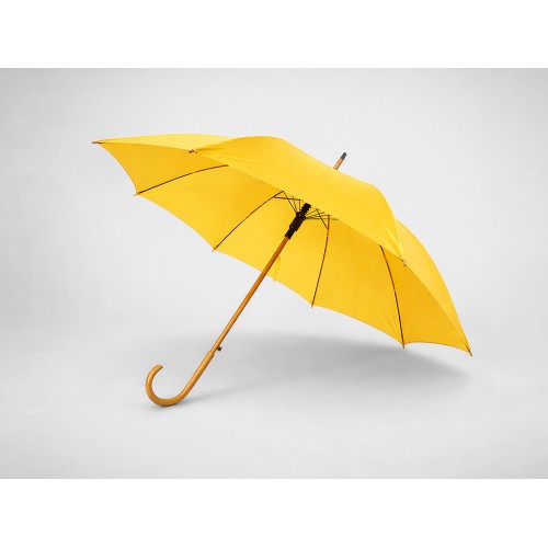 Зонт-трость "Радуга", желтый