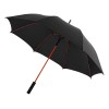 Зонт трость "Spark" полуавтомат 23", черный/красный
