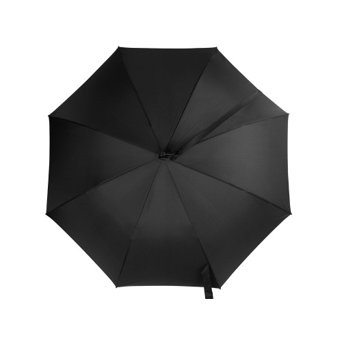 Зонт-трость 1199 Loop с плечевым ремнем, полуавтомат, черный