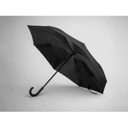 Зонт-трость наоборот Inversa, полуавтомат, черный