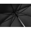 Зонт-трость 7560 Alu с деталями из прочного алюминия, полуавтомат, черный