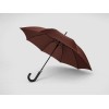 Зонт-трость полуавтоматический, коричневый