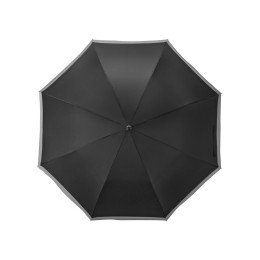Зонт-трость "Reflect" полуавтомат, в чехле, черный (Р)