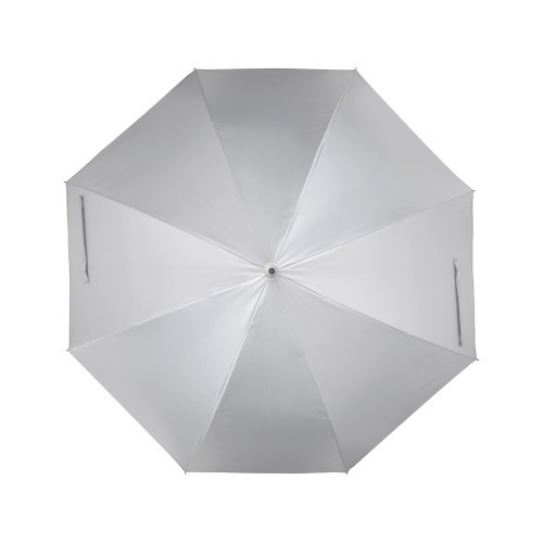 Зонт-трость полуавтомат "Майорка", серебристый