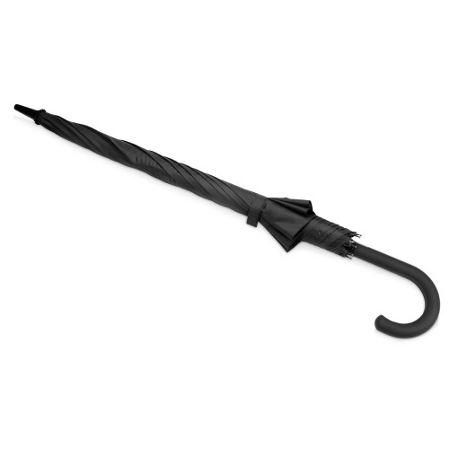 Зонт-трость «Lunker» с большим куполом (d120 см), черный