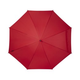 Зонт трость 23" Niel из переработанного ПЭТ-пластика, полуавтомат - Красный