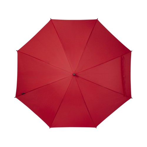 Зонт трость 23" Niel из переработанного ПЭТ-пластика, полуавтомат - Красный