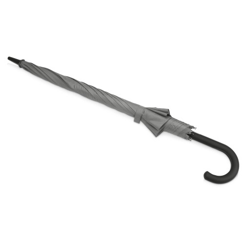 Зонт-трость «Lunker» с большим куполом (d120 см), серый