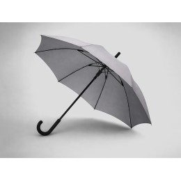 Зонт-трость полуавтомат Wetty с проявляющимся рисунком, серый
