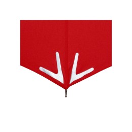 Зонт-трость 7571 Safebrella с фонариком и светоотражающими элементами, полуавтомат, черный