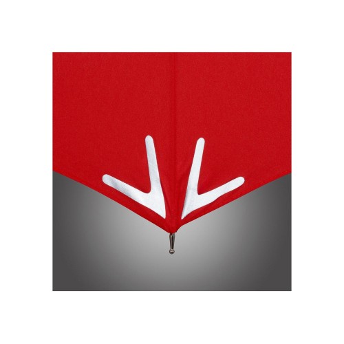 Зонт-трость 7571 Safebrella с фонариком и светоотражающими элементами, полуавтомат, нейви