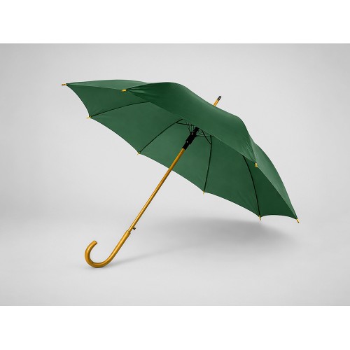 Зонт-трость "Радуга", зеленый