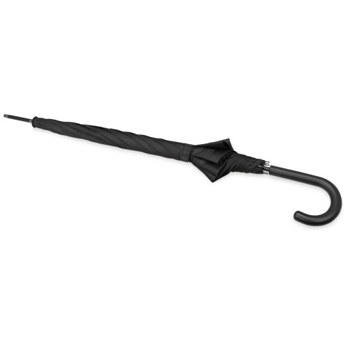 Зонт-трость "Wind", полуавтомат, черный (Р)