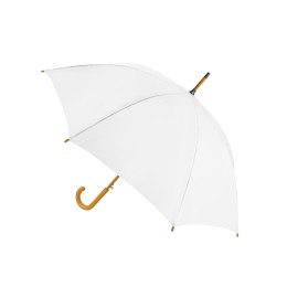 Зонт-трость "Радуга", белый (Р)