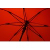 Зонт-трость полуавтомат Wetty с проявляющимся рисунком, красный