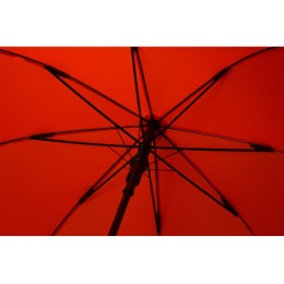 Зонт-трость полуавтомат Wetty с проявляющимся рисунком, красный