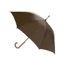 Зонт-трость "Радуга", коричневый