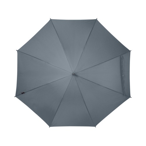 Зонт трость 23" Niel из переработанного ПЭТ-пластика, полуавтомат - Серый