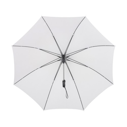 Зонт-трость 7399 Alugolf полуавтомат, белый/титан