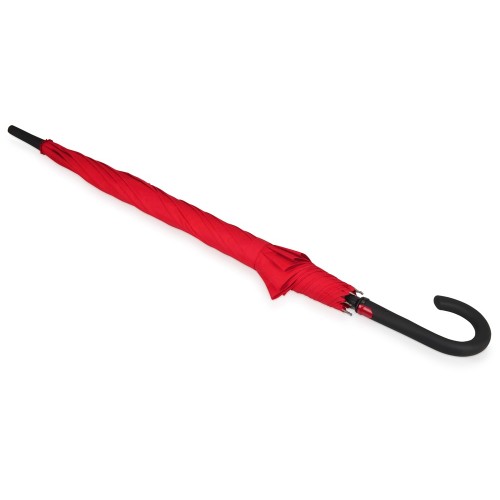 Зонт-трость Bergen, полуавтомат, красный (Р)