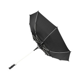 Зонт-трость "Spark" полуавтомат 23", черный/белый