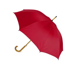 Зонт-трость полуавтоматический с деревянной ручкой