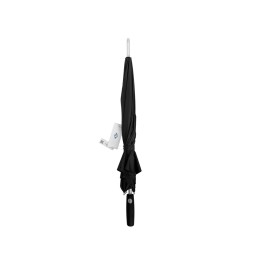 Зонт-трость 7560 Alu с деталями из прочного алюминия, полуавтомат, черный