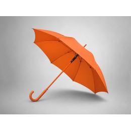Зонт-трость "Color" полуавтомат, оранжевый