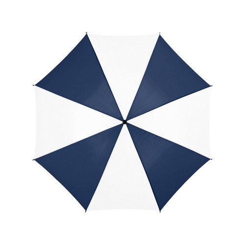 Зонт Barry 23" полуавтоматический, темно-синий/белый