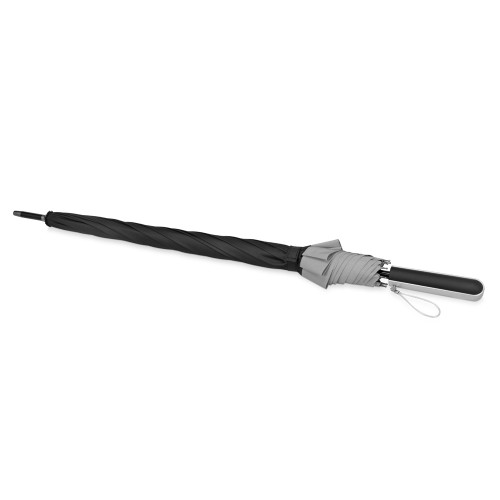 Зонт-трость "Reflect" полуавтомат, в чехле, черный (Р)