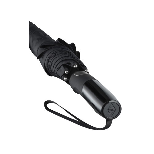 Зонт-трость 7399 Alugolf полуавтомат, черный/титан