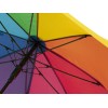 23-дюймовый ветрозащитный полуавтоматический зонт Sarah,  радужный