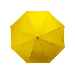 Зонт-трость полуавтомат Wetty с проявляющимся рисунком, желтый (P)