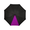 Зонт-трость Lucy 23" полуавтомат, черный/фуксия