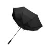 Зонт трость 23" Niel из переработанного ПЭТ-пластика, полуавтомат - Черный