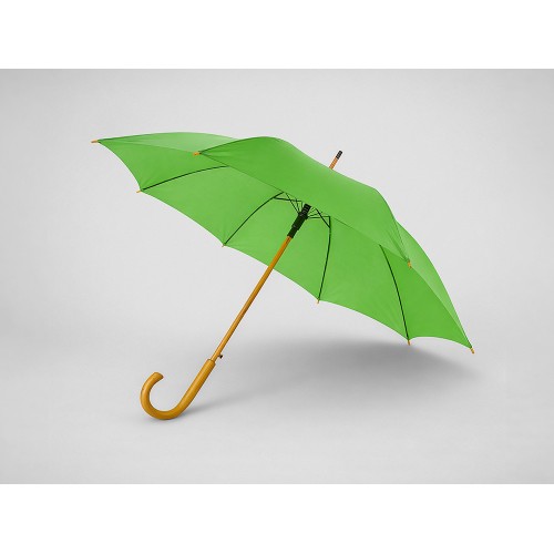 Зонт-трость "Радуга", зеленое яблоко