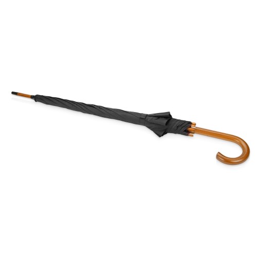 Зонт-трость "Радуга", черный