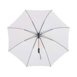 Зонт-трость 7399 Alugolf полуавтомат, белый/медный