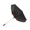 Зонт-трость "Spark" полуавтомат 23", черный/оранжевый