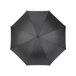Зонт трость мужской TORBER, полуавтомат, черный, каркас файбергласс, эпонж, пластиковая ручка, диаметр 120 см
