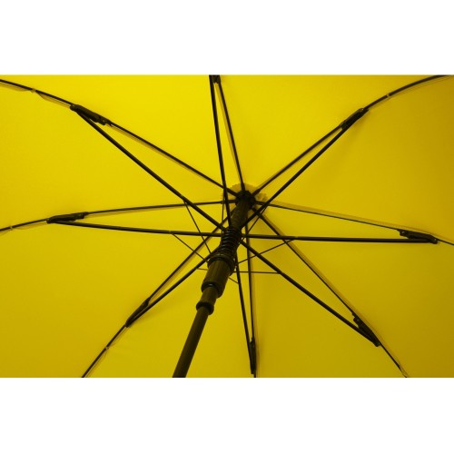 Зонт-трость полуавтомат Wetty с проявляющимся рисунком, желтый (P)