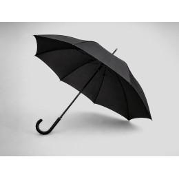 Зонт-трость "Wind", полуавтомат, черный