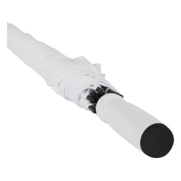 Зонт трость 23" Niel из переработанного ПЭТ-пластика, полуавтомат - Белый