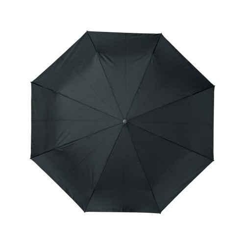 23-дюймовый автоматический зонт Alina из переработанного ПЭТ-пластика, черный