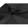 Зонт-трость 1199 Loop с плечевым ремнем, полуавтомат, черный